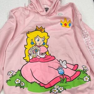 Nintendo Pink Princess Peach Hoodie